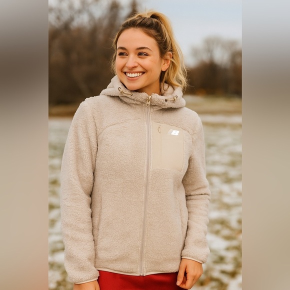 New Balance Jackets & Blazers - New Balance size Small Fuzzy Jacket​​